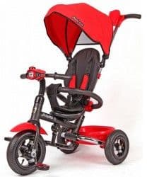 Трехколесный велосипед Moby Kids Junior-2 складной красный