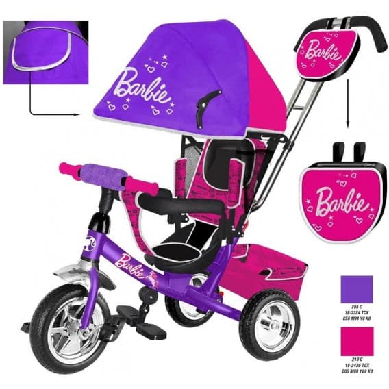 Трехколесный велосипед Barbie HB7S new 2018