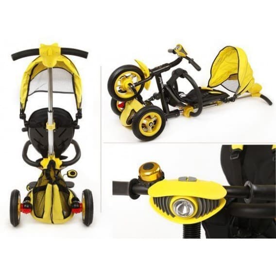 Складной велосипед Moby Kids Junior-2 желтый